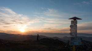 východ slnka na Kľaku, Malá Fatra