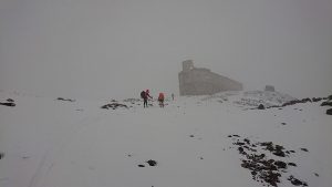 Betlemi hut v Gruzínsku pod horou Kazbek