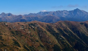 Vysoké Tatry z pod Bystrej