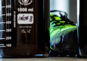 Inov-8 topánky s graphene materiálom, prvá bežecká topánka ktorá ho má v sebe