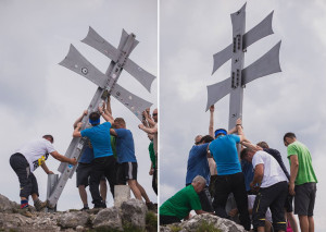 Expresky z hôr 14 - Obnova kríža na Malofatranskom Kľaku, foto: Klaudia Mikulova