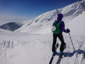 Skialpinizmus pod Hrubou Kopou v traverze ,Západné tatry
