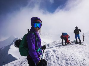 Vrchol Hrubá Kopa, skialpinizmus ,Západné tatry