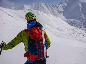 Výhľad na Baranec, skialpinizmus, Západné tatry