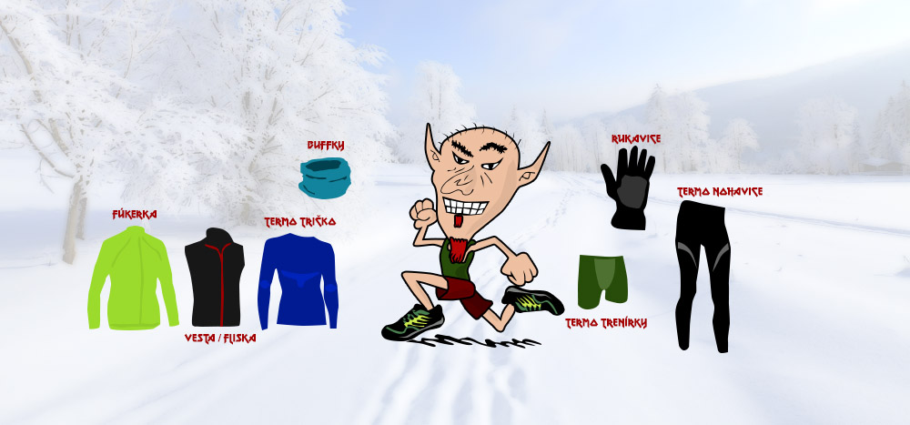 Oblečenie na trailové behy v zime